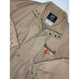 Vintage Lee Sports Casualwear Lightweight Jacket‎ Men's Large Cleveland Browns